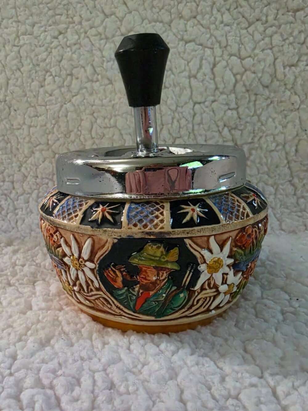 Hofbrauhaus Munchen push-down spinning Ashtray - Picture 4 of 11